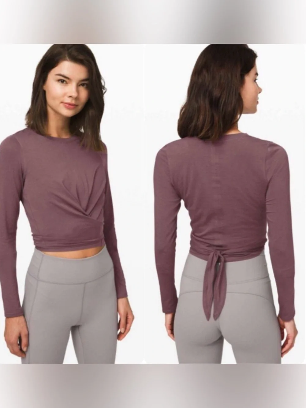 sold Lululemon Time to Restore Long Sleeve in Antique Bark